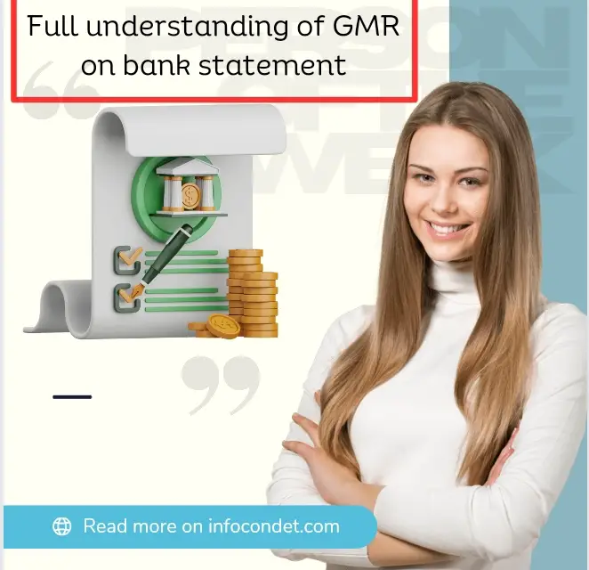 What is GMR on bank statement